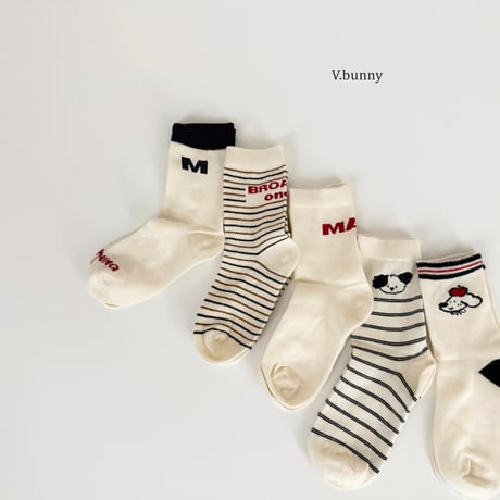 vbunny/35. Roden socks set M(130-150)-XL(180-210)