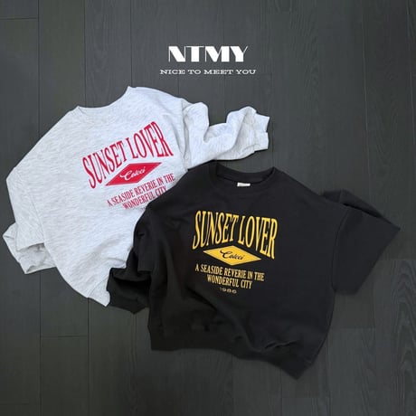 nicetomeetyou/46. sunset man-to-man JS-JL