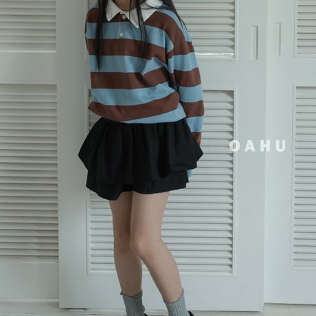 oahu/24. collar T-shirt JS-JXL