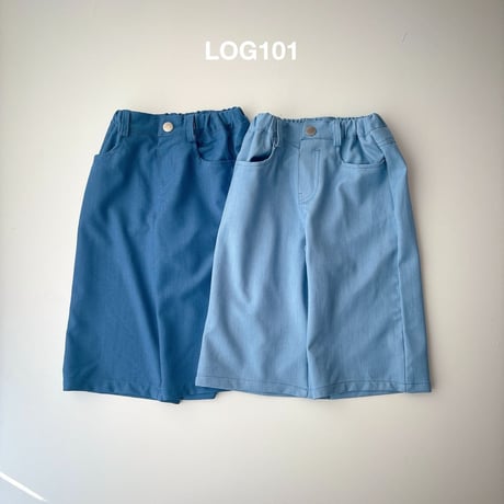 log101/37. lapping bermuda pants S-XL