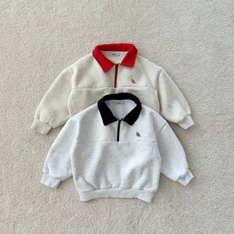 fromi/54. Preppy Half-Zip Set JS-JM