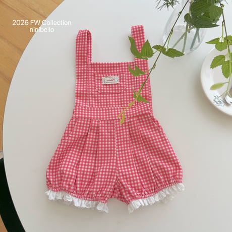 ninibello/94. Pine Pumpkin Romper 12M(70-75)-L(110-120)