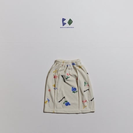 boneoune/85. plla terry skirt XS-XL
