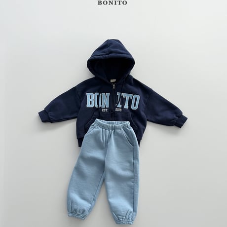 bonito/44. half half bonny hood zipup ADULT
