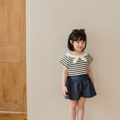 monatelier/16. sailer ribbon T-shirt S-2XL