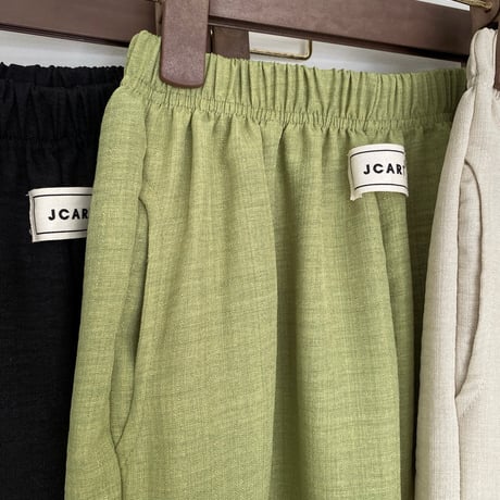 mikki/17. knee anna linen pants S-XL