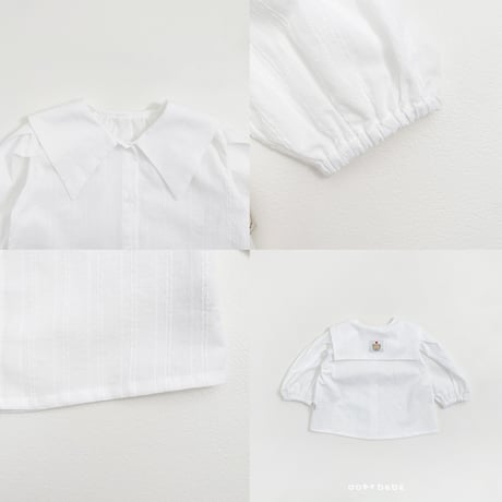 oottbebe/65. Airy collar blouse XS(1-2Y)-XL(6-7Y)
