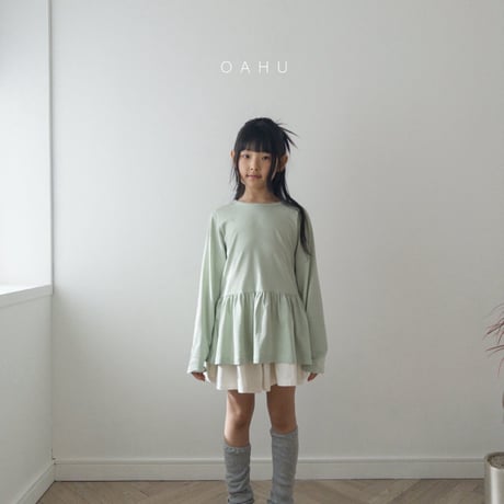 oahu/60. sweet fril T-shirt JS-JXL