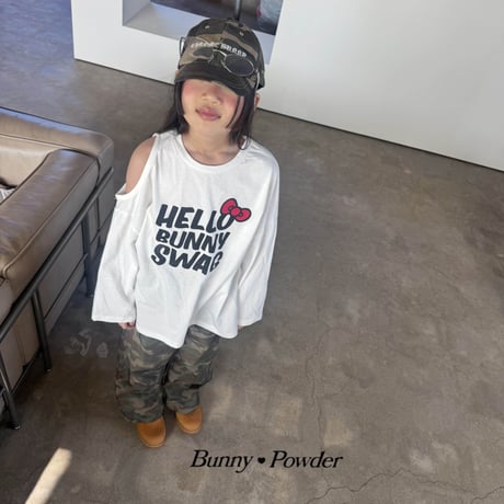 bunnypowder/98. shoulder T-shirt 2XL-4XL