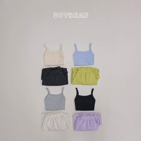 soybean/141. plan ) dot kids updown set XS-XL