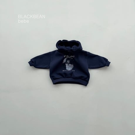 blackbean/7. beanie bebe hood T-shirt S-M