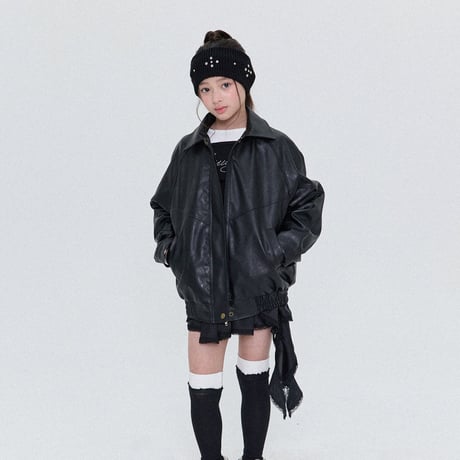 forkchips/82. ledder jacket M-XL