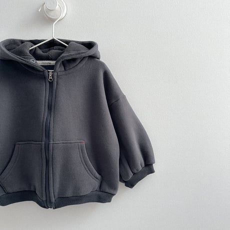 minirobe/24. Barrel hood zip-up S-XL