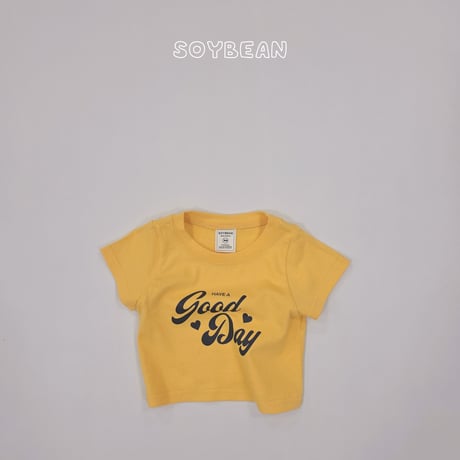 soybean/92. plan ) good day semmi crop half t T-shirt XS-XL