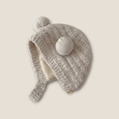 dudie/22. bear knit hat FREE(44CM-48CM)