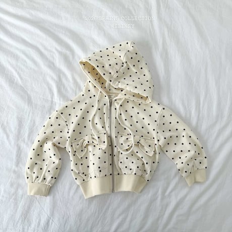 melikey/95. ribbon pocket hood zipup JS-JM