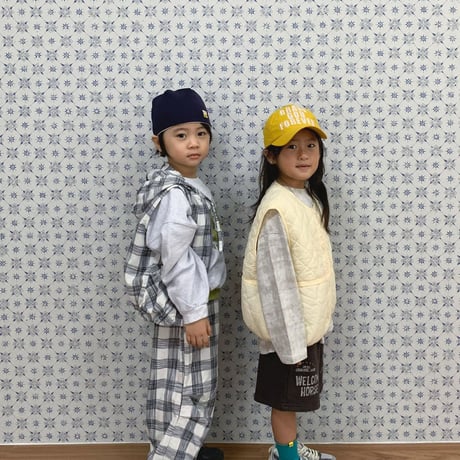 gou/57. checkcheck vest hood JS-JL