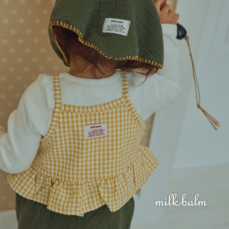 milkbalm/1. candy check bustier XS-XL