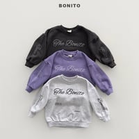 bonito/24. bonny lettering (adult) man-to-man ADULT