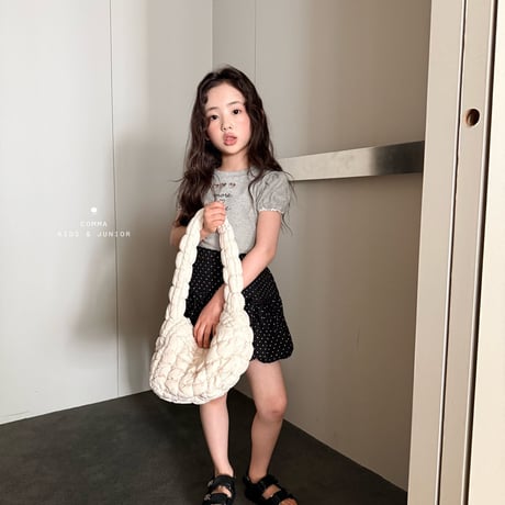 comma/157. punching puff T-shirt 110-130