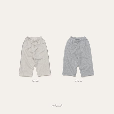 melmel/9. Stitched straight pants XXS-XL