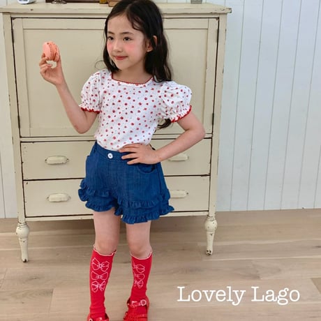 lago/17. ailet flower T-shirt S-JS