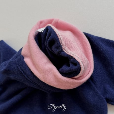 ellymolly/47. brush two color pollar T-shirt 13-15