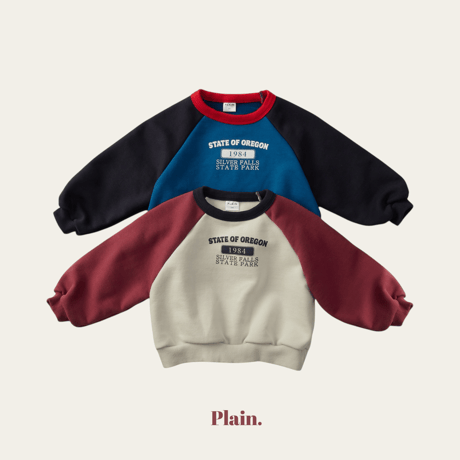 plain/23. 1984 raglan man-to-man XS-XL
