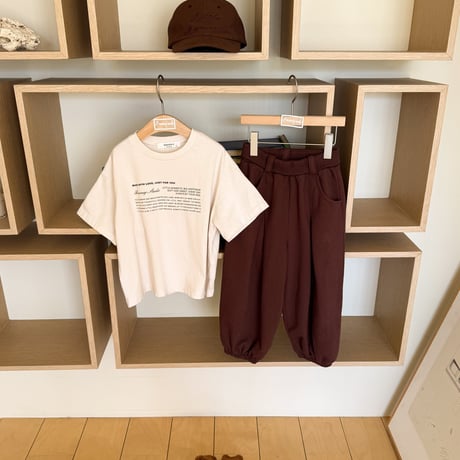 bananaj/27. pig lettering T-shirt XS-JS