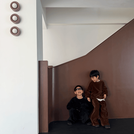 hibuddy/45. choco man-to-man S-XL