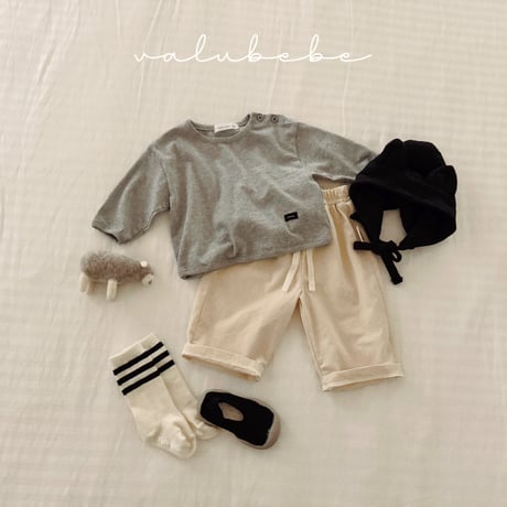 valubebe/4. daily danzak button 2 6 T-shirt 6M-S