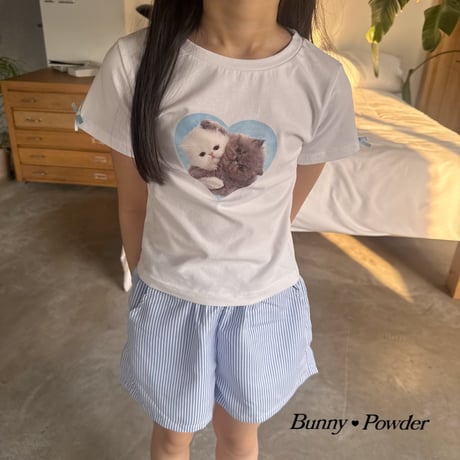 bunnypowder/157. heart T-shirt S-XL
