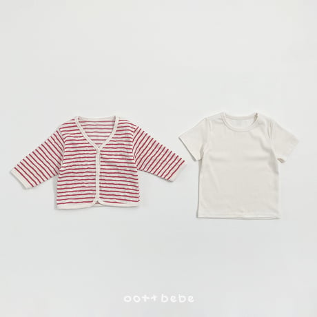 oottbebe/5. pail dangara cardigan set XS(1-2Y)-XL(6-7Y)
