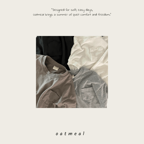 oatmeal/15. pocket round XS-XL