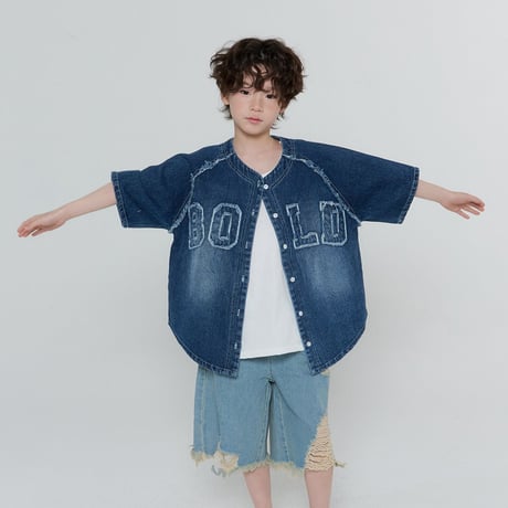 forkchips/82. bold denim shirt JS-JXL