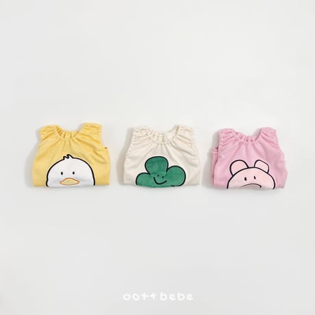 oottbebe/62. lucky friends suit S(0-6M)-M(6-12M)