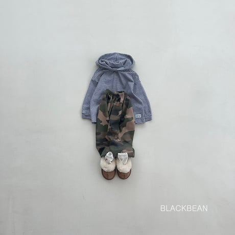blackbean/48. multi hood T-shirt S-XL