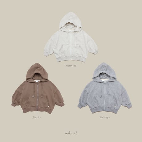 melmel/11. Hoodie Zip-up? XXS-XL