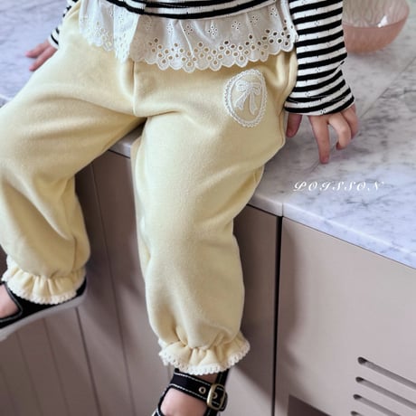 poisson/40. fril jogger pants S-XL