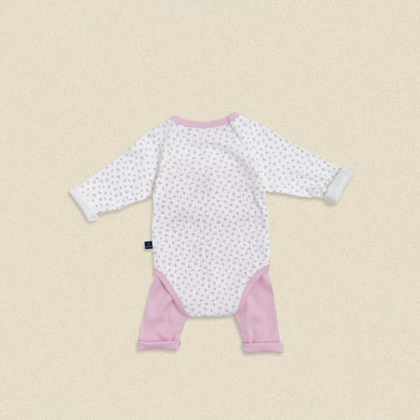 oottbebe/2. (bebe) coco flower suit S(0-6M)-M(6-12M)