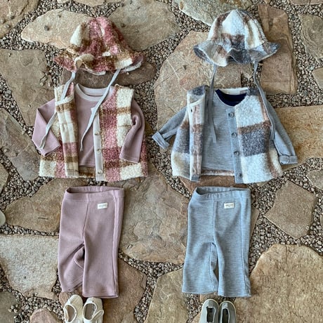 bebeholic/44. roy check vest S(6-12M)-L(18M-24M)