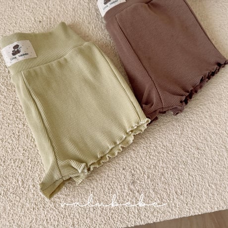 valubebe/88. bold curly shorts  6M-S