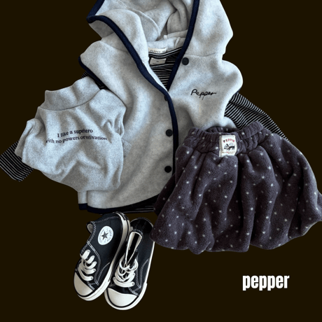 pepper/21. hood vest pollar XS-XL
