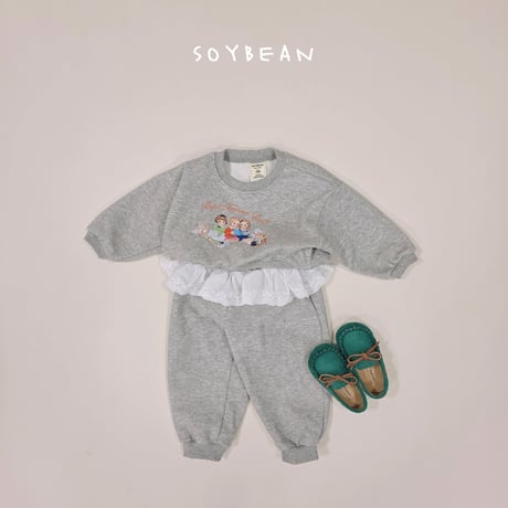 soybean/17. friends fril updown set XS-XL