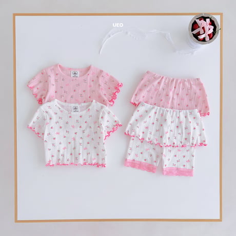 ueo/47. roze skirt leggings set JS-JM