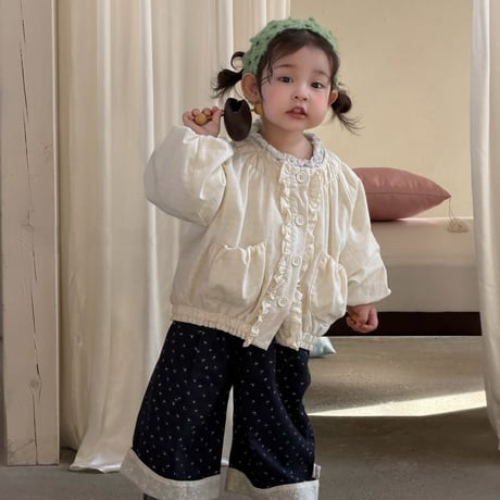 aiai/89. small flower lace pants XS-L