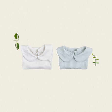 oottbebe/77. pastel sleeveless collar T-shirt XS(1-2Y)-XL(6-7Y)