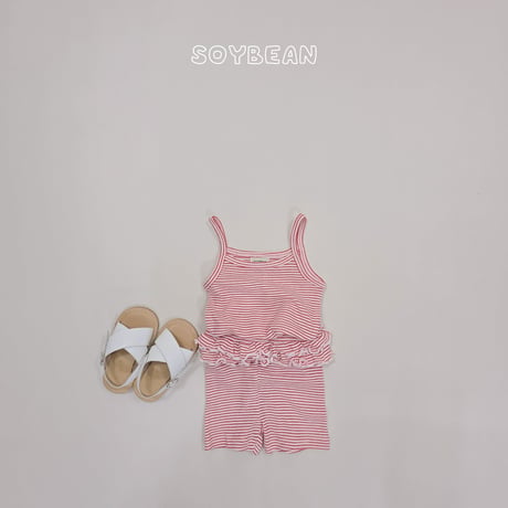 soybean/86. plan ) very fril updown set XS-XL