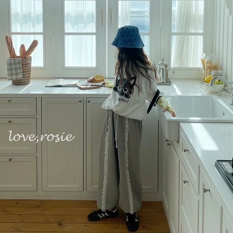loverosie/49. lace jogger pants L-XL