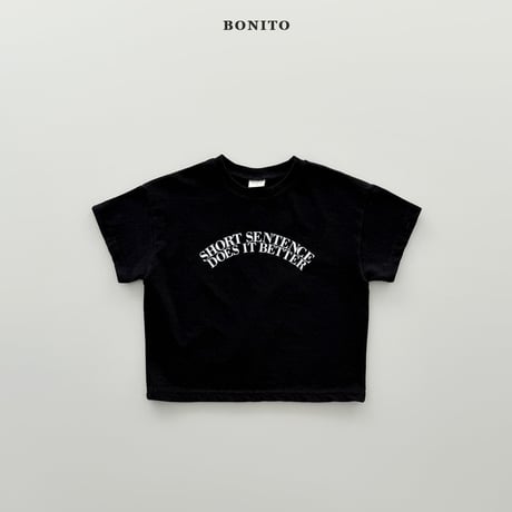 bonito/36. Sentence Short Sleeve T-shirt? 12M-XL